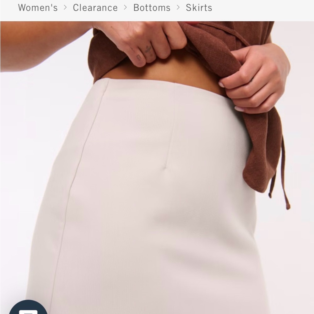NWT Abercrombie & Fitch Scarlett Mini Skort